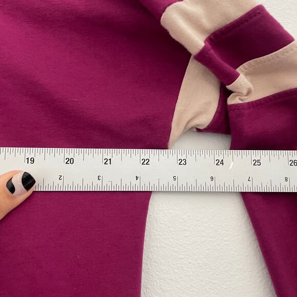 Free People Movement Cardigan Women S Purple Snap Thumbholes Collared Athletic - Picture 8 of 14